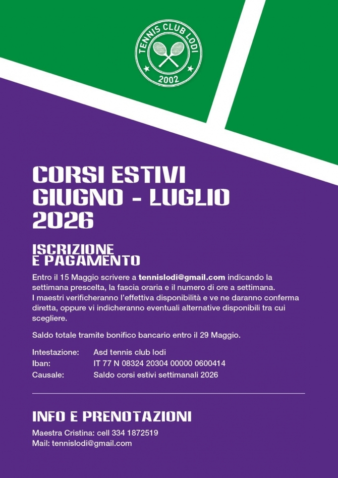  - A.S.D. Tennis Club Lodi